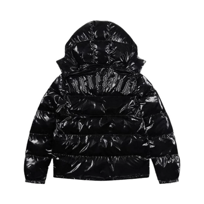 TRAPSTAR ダウンジャケット　Shiny Black 艶あり