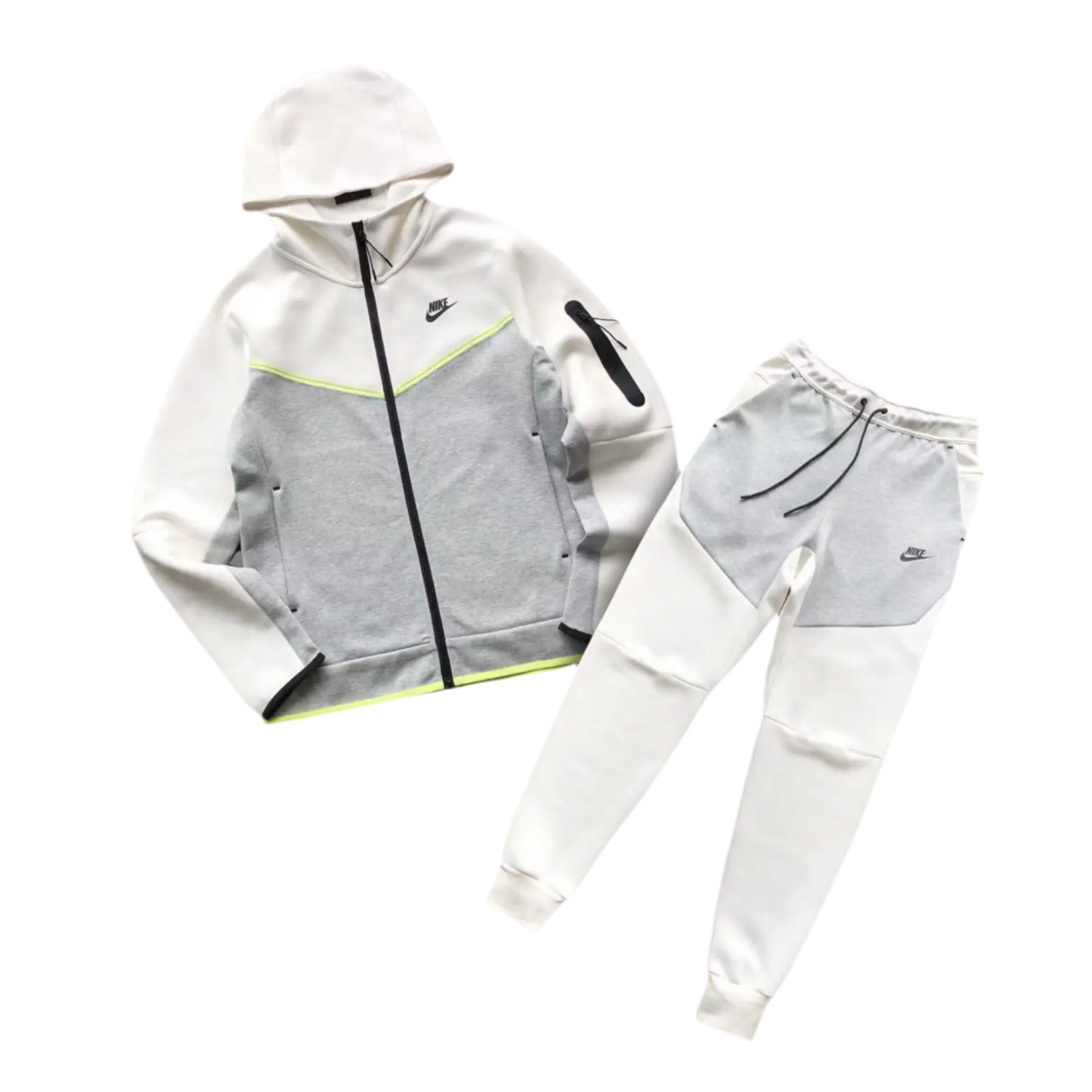 Tech fleece White/Green