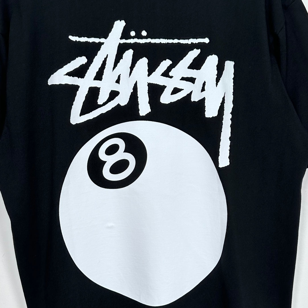 Stussy 8 Ball Pigment Dyed T-Shirt 'Black'