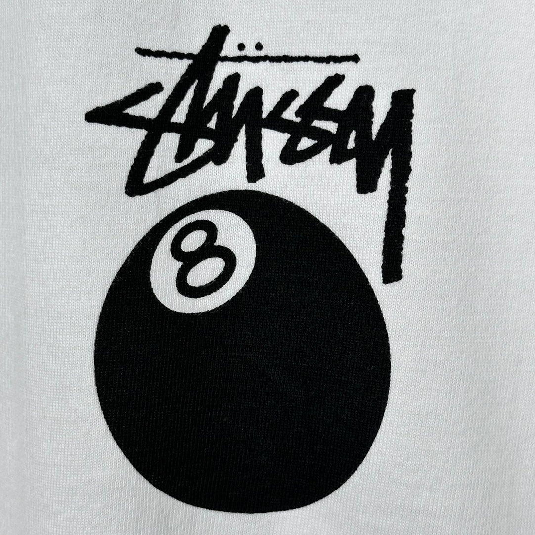 Stussy 8 Ball Pigment Dyed T-Shirt ''white'