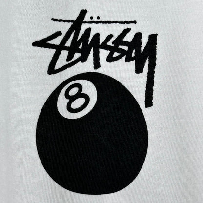 Stussy 8 Ball Pigment Dyed T-Shirt ''white'