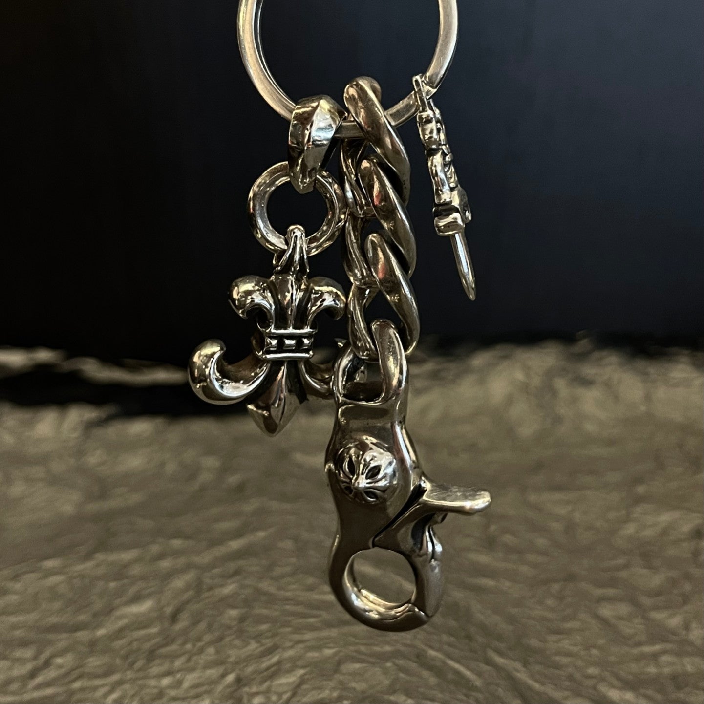 CHROME HEARTS key ring