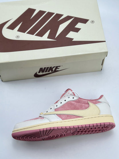 Travis Scott × Nike Air Jordan 1 Low OG SP ‘Pink White’