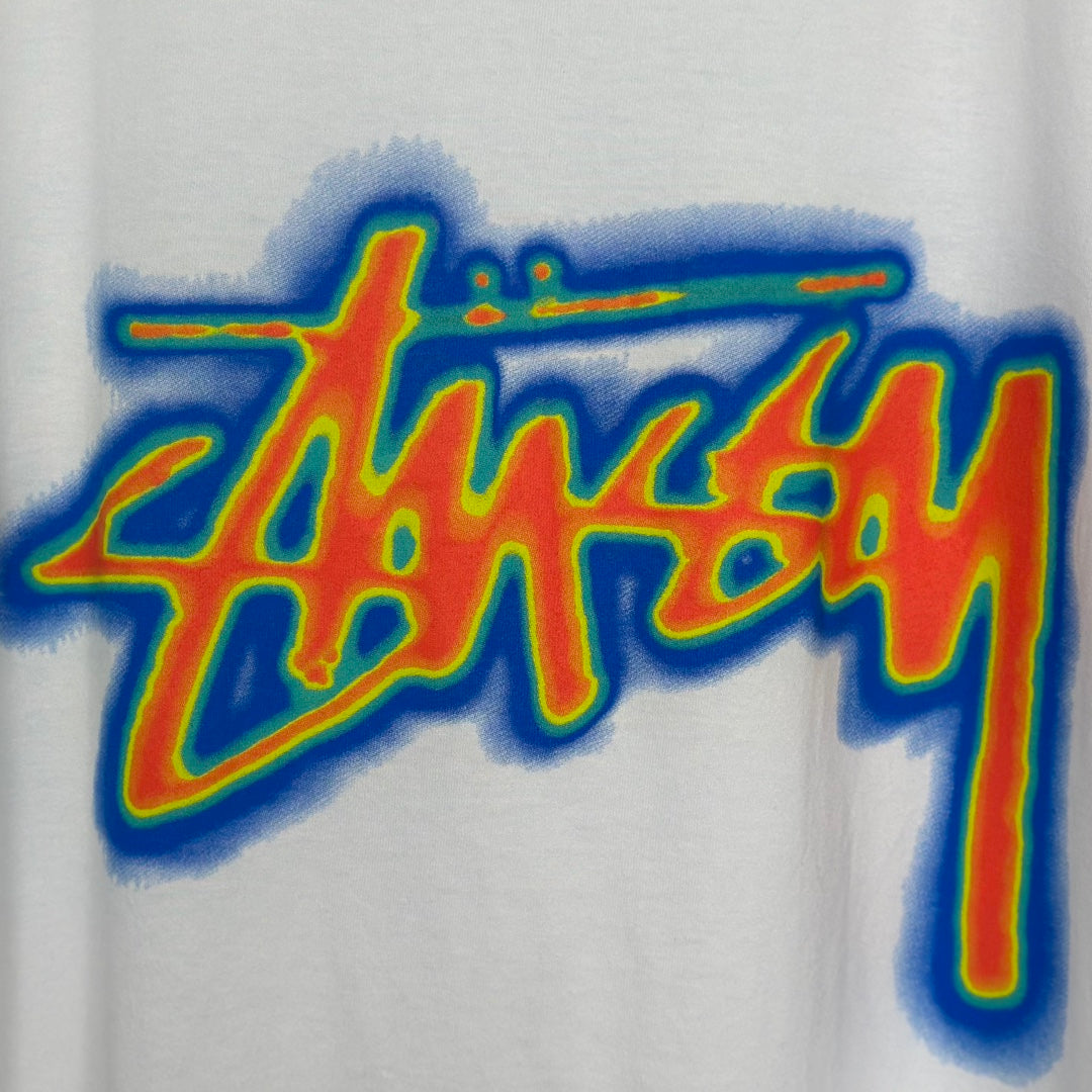 Stussy Thermal Stock Tee White