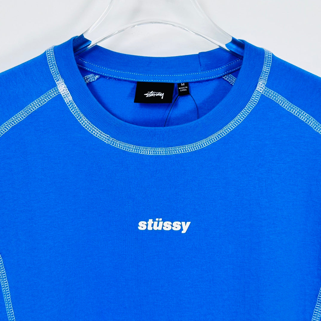 Stüssy Wave Short Sleeve Crew 'Blue'