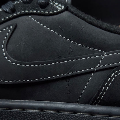 【LJR】Travis Scott × Nike Air Jordan 1 Low OG SP "Black Phantom"LJR