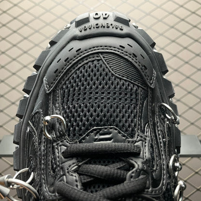 BALENCIAGA Bouncer (Defender) Screw Sneaker With Piercings"Black"