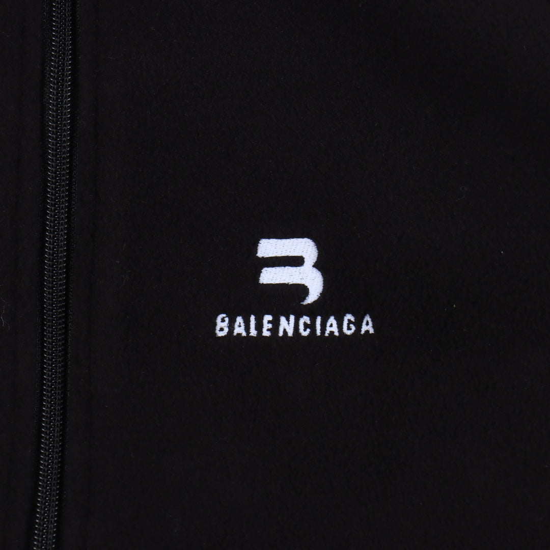 Balenciaga FW22 LOGO polar fleece sports jacket