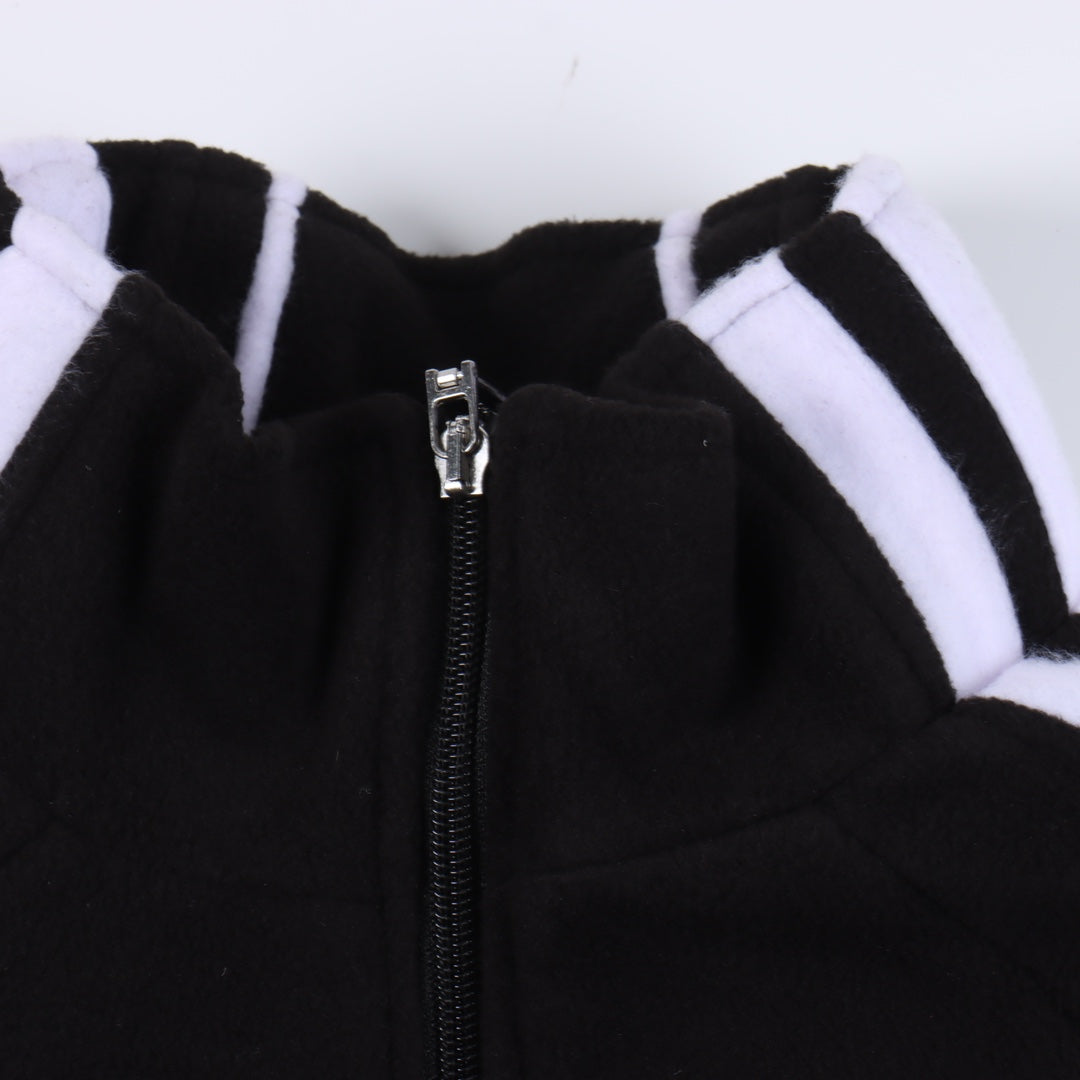 Balenciaga FW22 LOGO polar fleece sports jacket