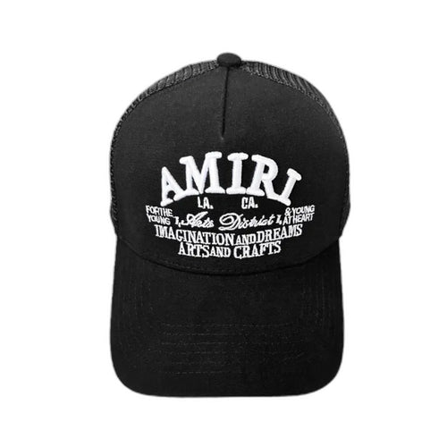 AMIRI ARTS DISTRICT TRUCKER HAT