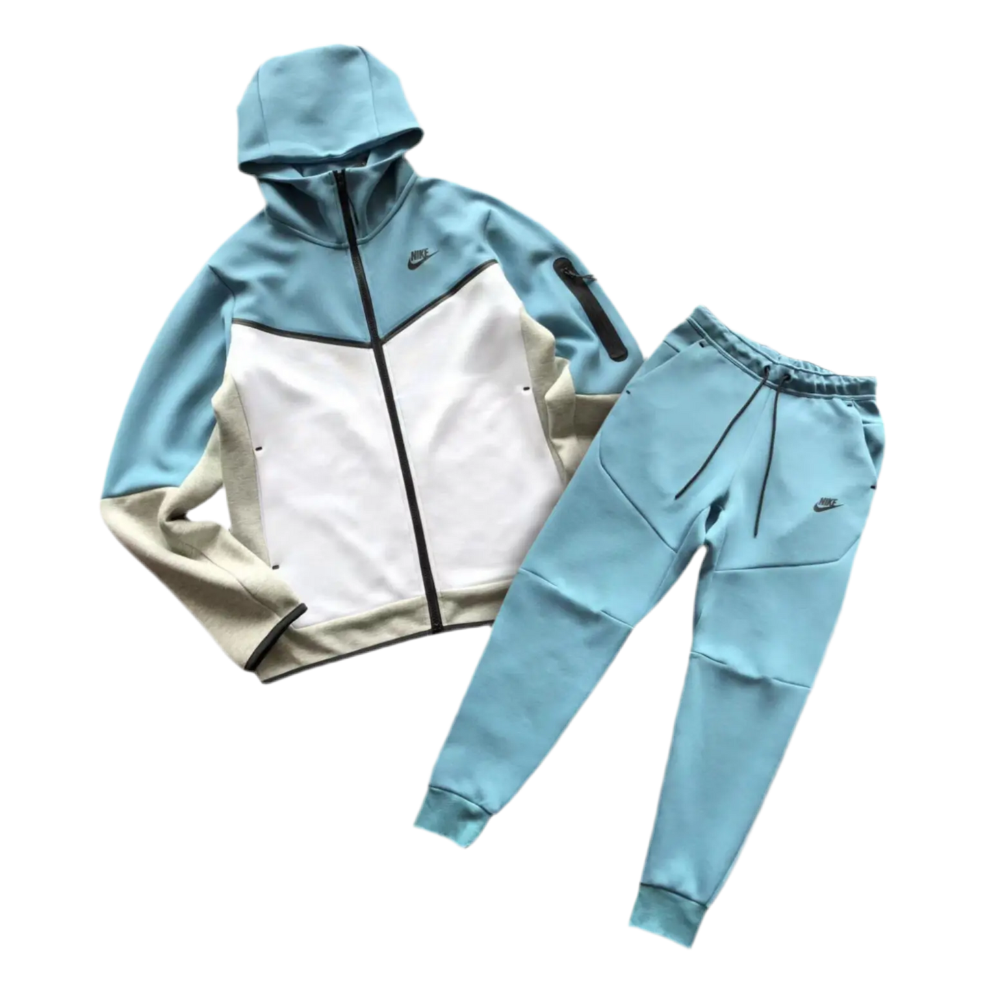 Tech fleece Blue/White