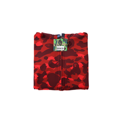 A Bathing Ape Color Camo Tiger Shark Full Zip Double Hoodie