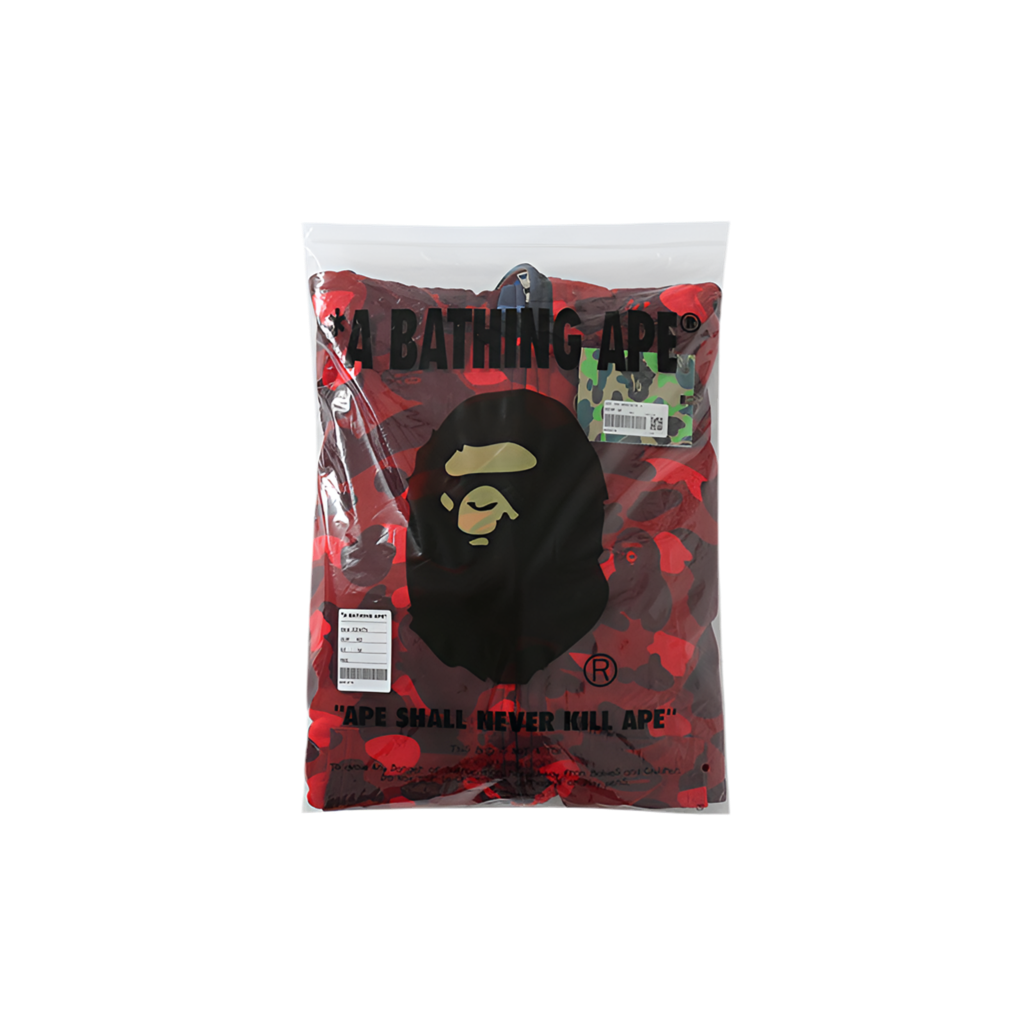 A Bathing Ape Color Camo Tiger Shark Full Zip Double Hoodie