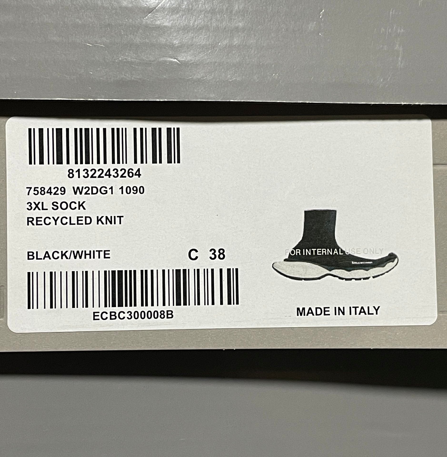 Balenciaga 3XL SOCK high-top casual shoes