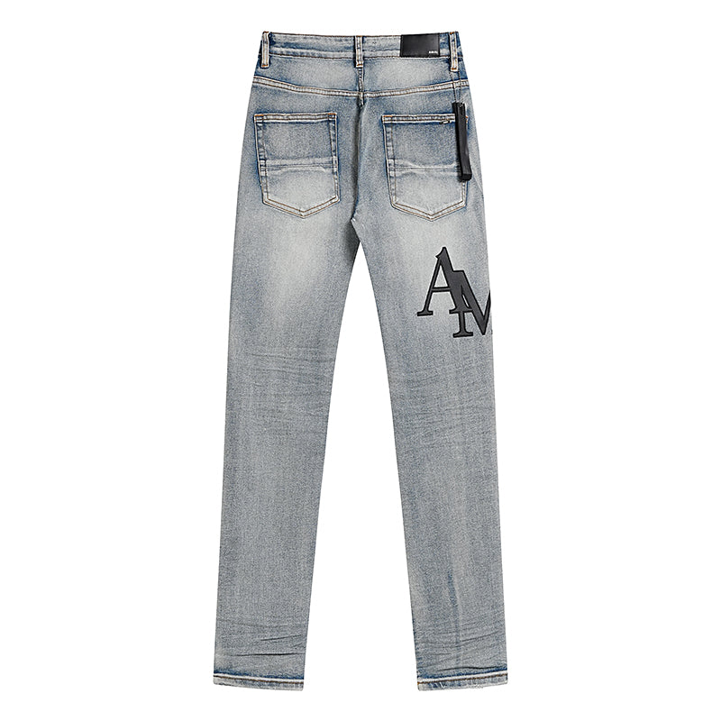 AMIRI Off-set logo jeans
