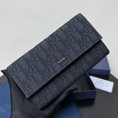 DIOR Long Flap Wallet