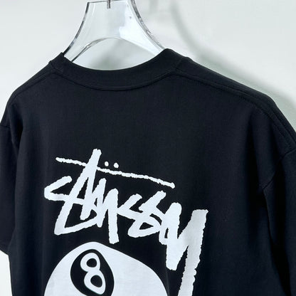 Stussy 8 Ball Pigment Dyed T-Shirt 'Black'