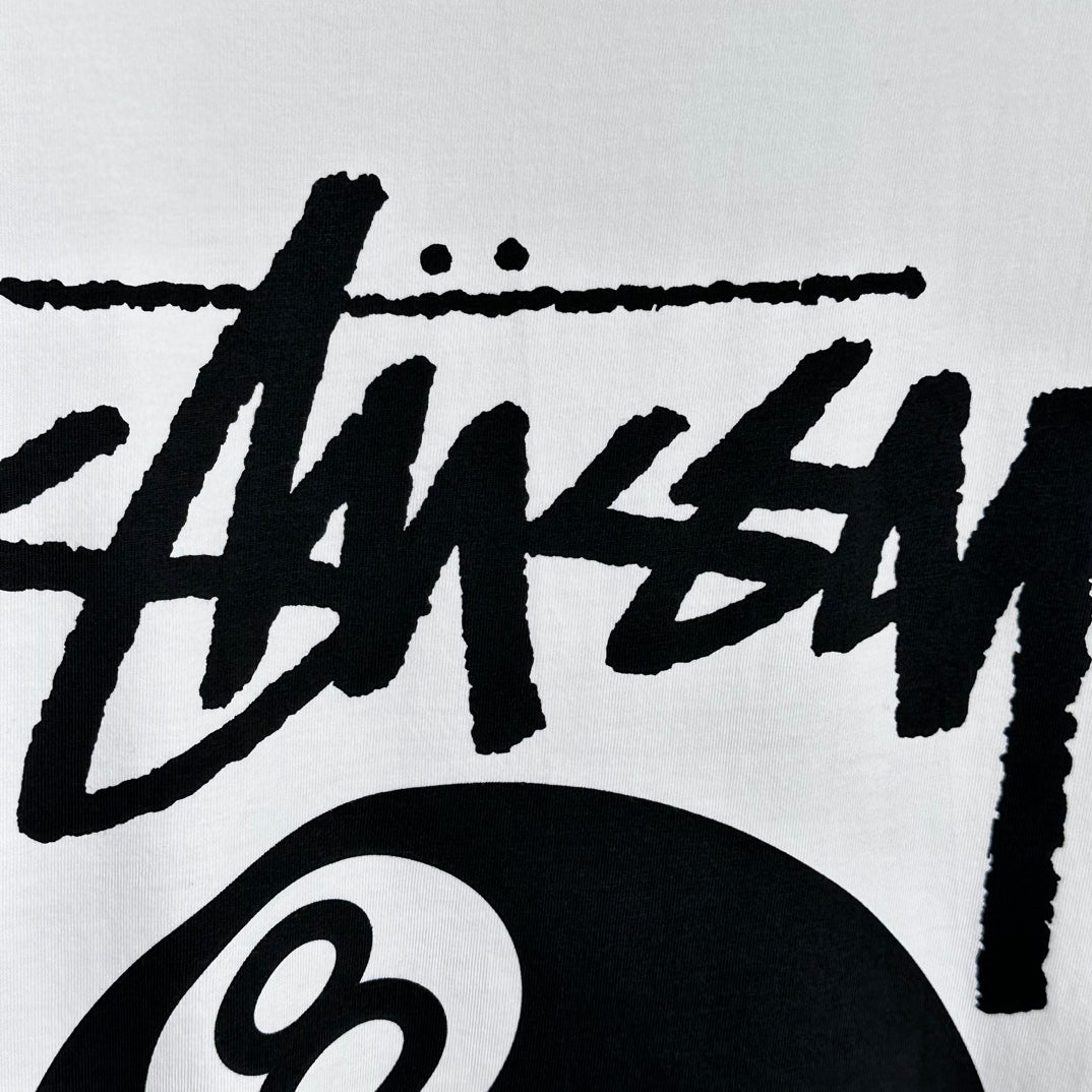 Stussy 8 Ball Pigment Dyed T-Shirt ''white'