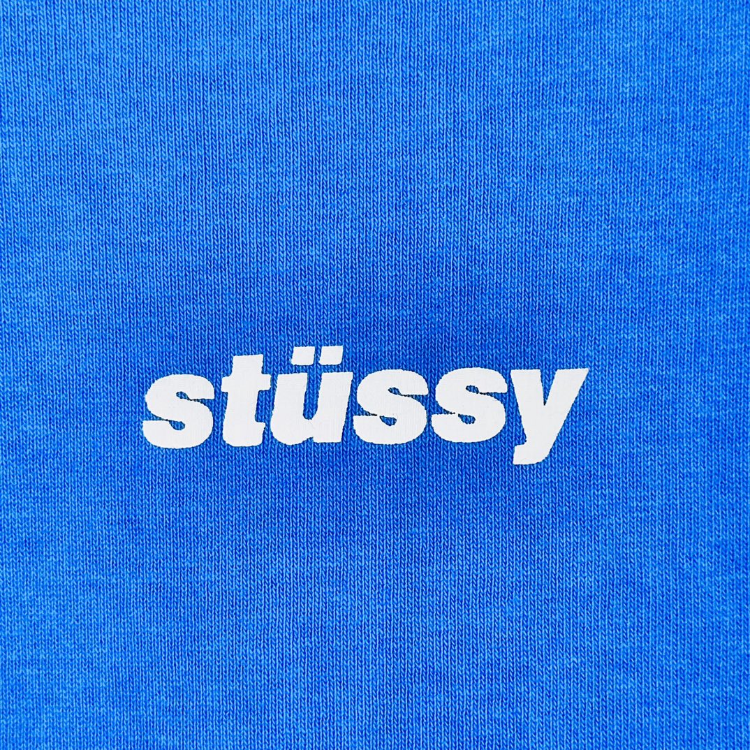 Stüssy Wave Short Sleeve Crew 'Blue'