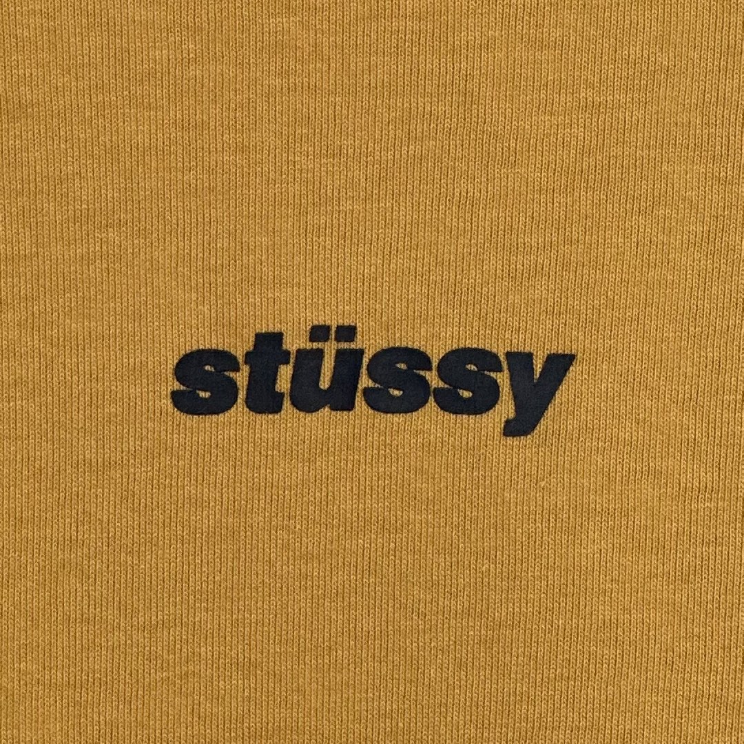Stüssy Wave Short Sleeve Crew 'yellow'