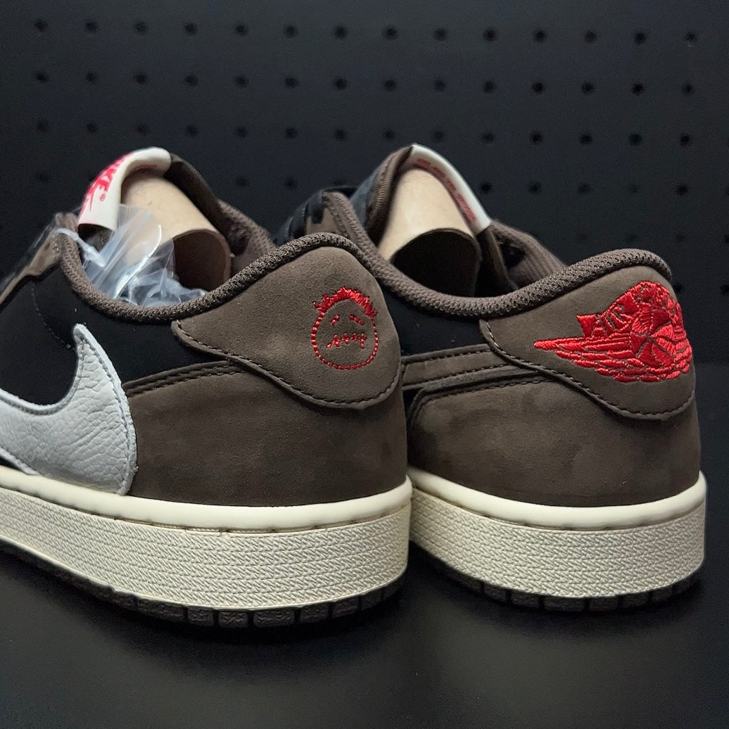 【LJR】Travis Scott × Nike Air Jordan 1 Low OG SP-T "Black/Dark Mocha"LJR
