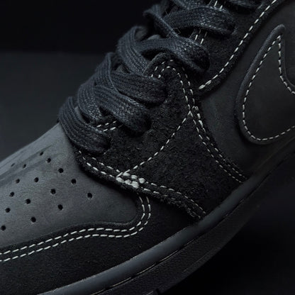 【LJR】Travis Scott × Nike Air Jordan 1 Low OG SP "Black Phantom"LJR