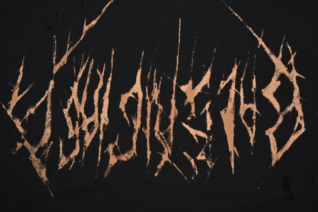 Balenciaga PARIS MOON UPSIDE DOWN T-shirt, oversized, heather black