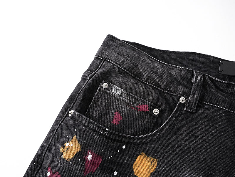 Amiri Men's Black Painter Skinny-Fit Jeans