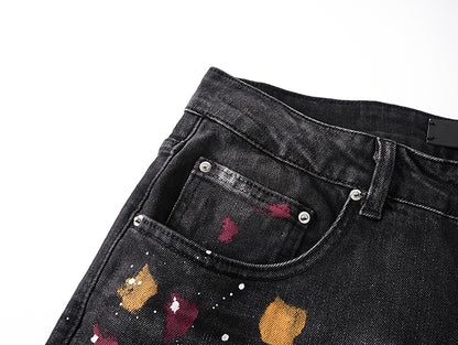 Amiri Men's Black Painter Skinny-Fit Jeans