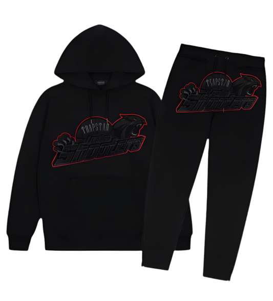 TRAPSTAR Shootersセットアップ Black/Red