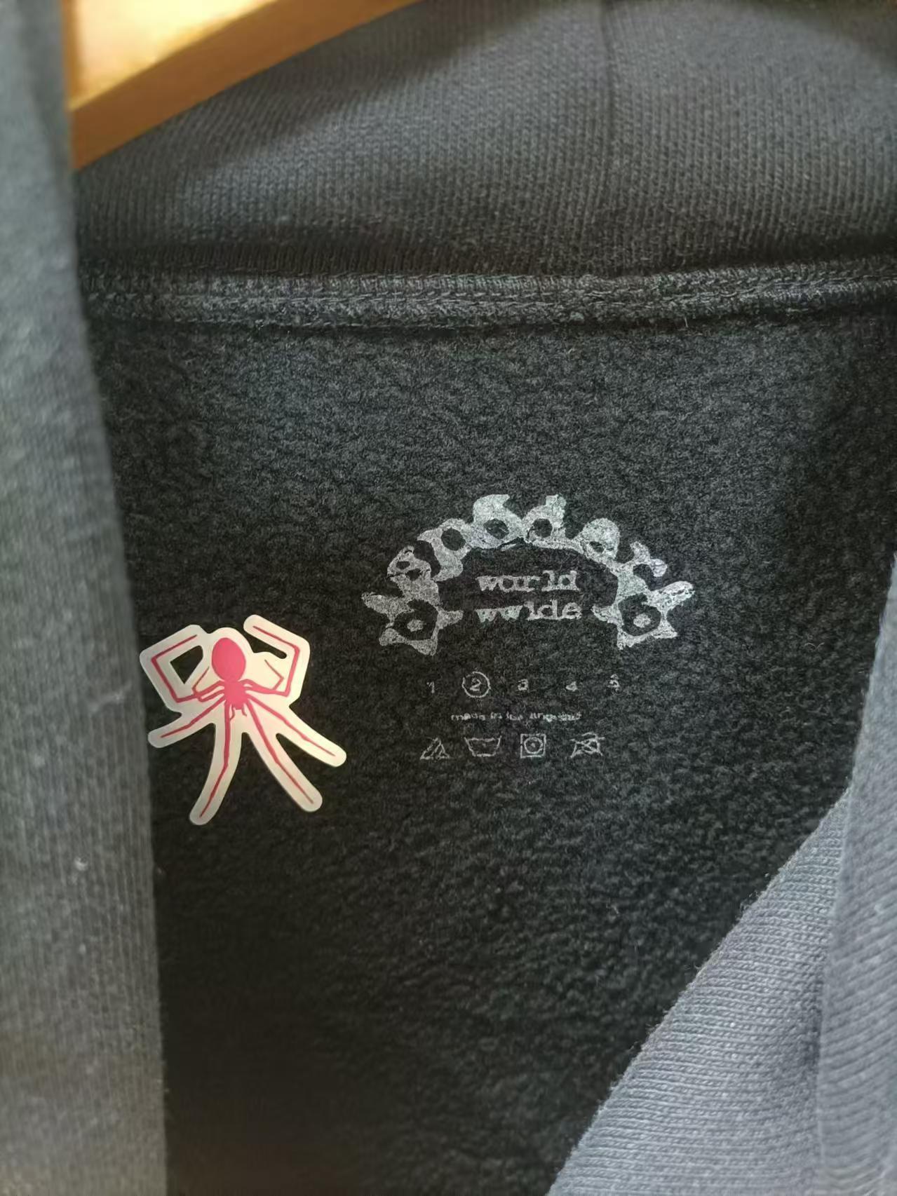 Sp5der パーカー/ブラック