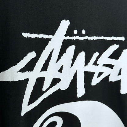 Stussy 8 Ball Pigment Dyed T-Shirt 'Black'