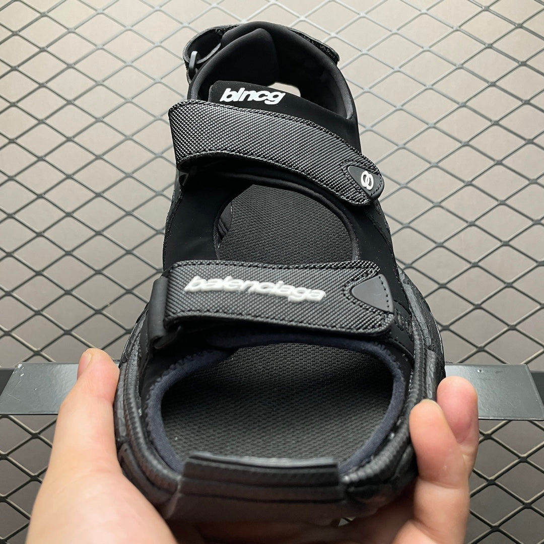 Balenciaga Black men's 3XL sandals