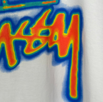 Stussy Thermal Stock Tee White