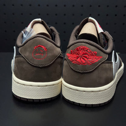 【LJR】Travis Scott × Nike Air Jordan 1 Low OG SP-T "Black/Dark Mocha"LJR