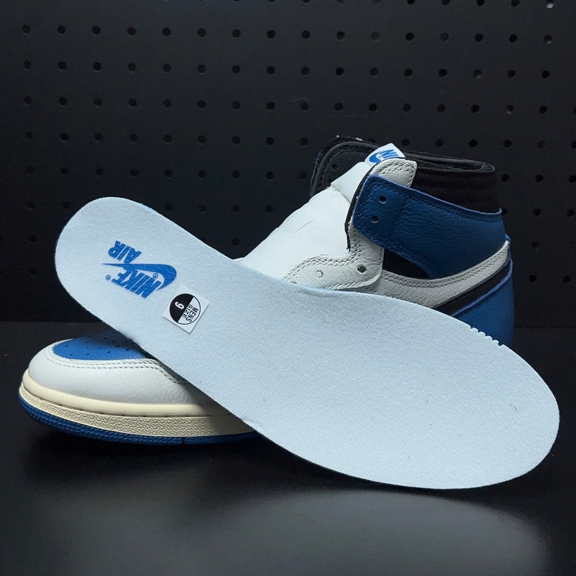 【LJR】Travis Scott × Fragment × Nike Air Jordan 1 Retro High OG SP "Military Blue" LJR