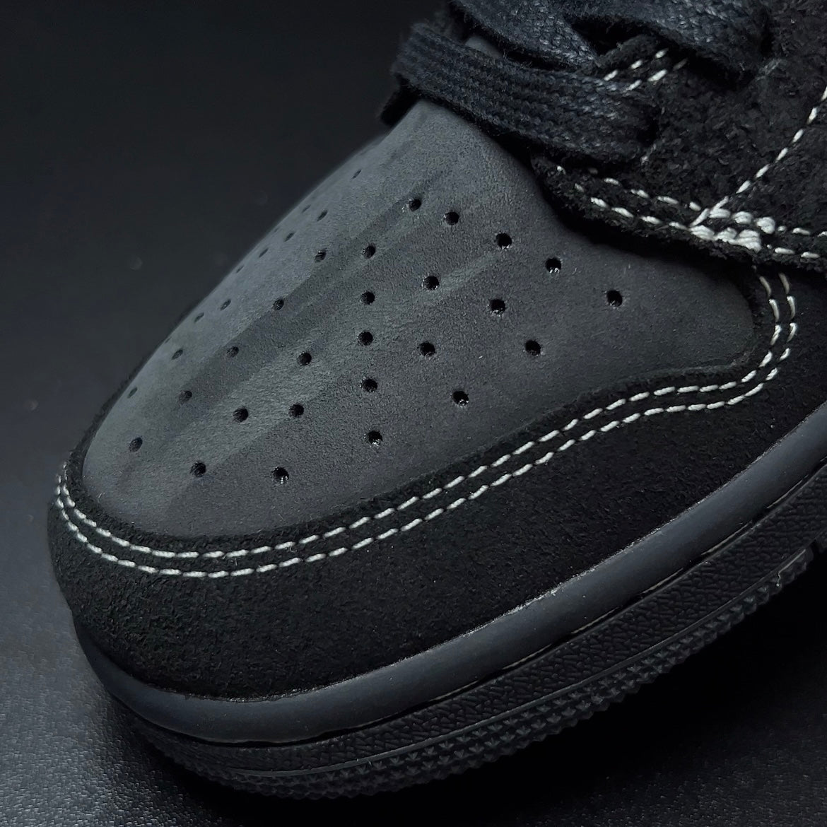 【LJR】Travis Scott × Nike Air Jordan 1 Low OG SP "Black Phantom"LJR