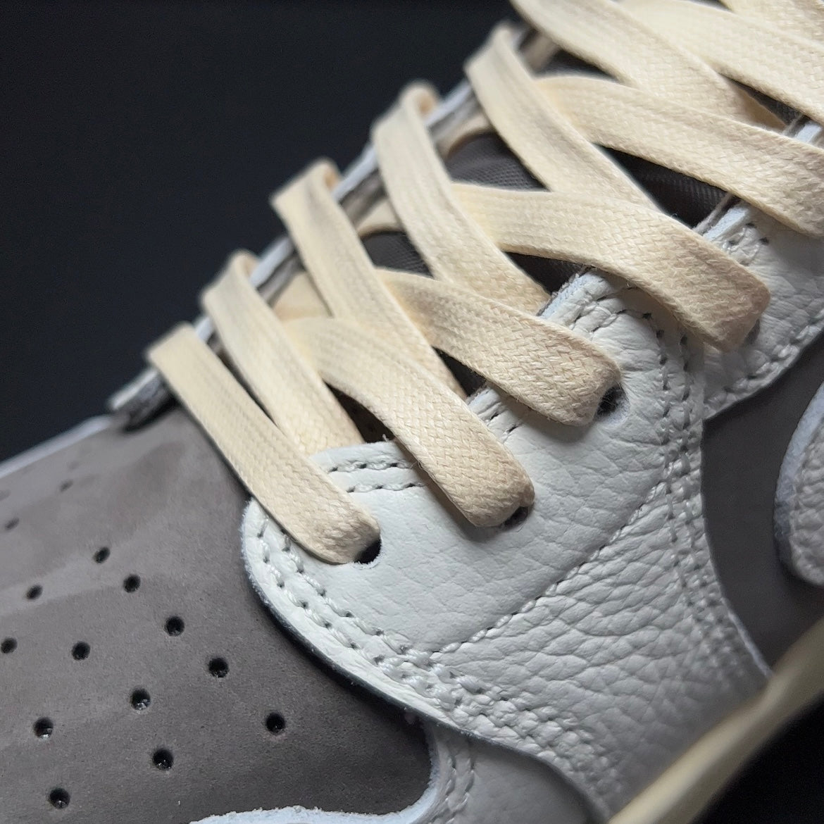 【LJR】Travis Scott × Nike Air Jordan 1 Low OG SP "Reverse Mocha/Sail and Ridgerock"LJR