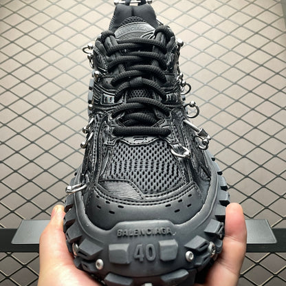BALENCIAGA Bouncer (Defender) Screw Sneaker With Piercings"Black"