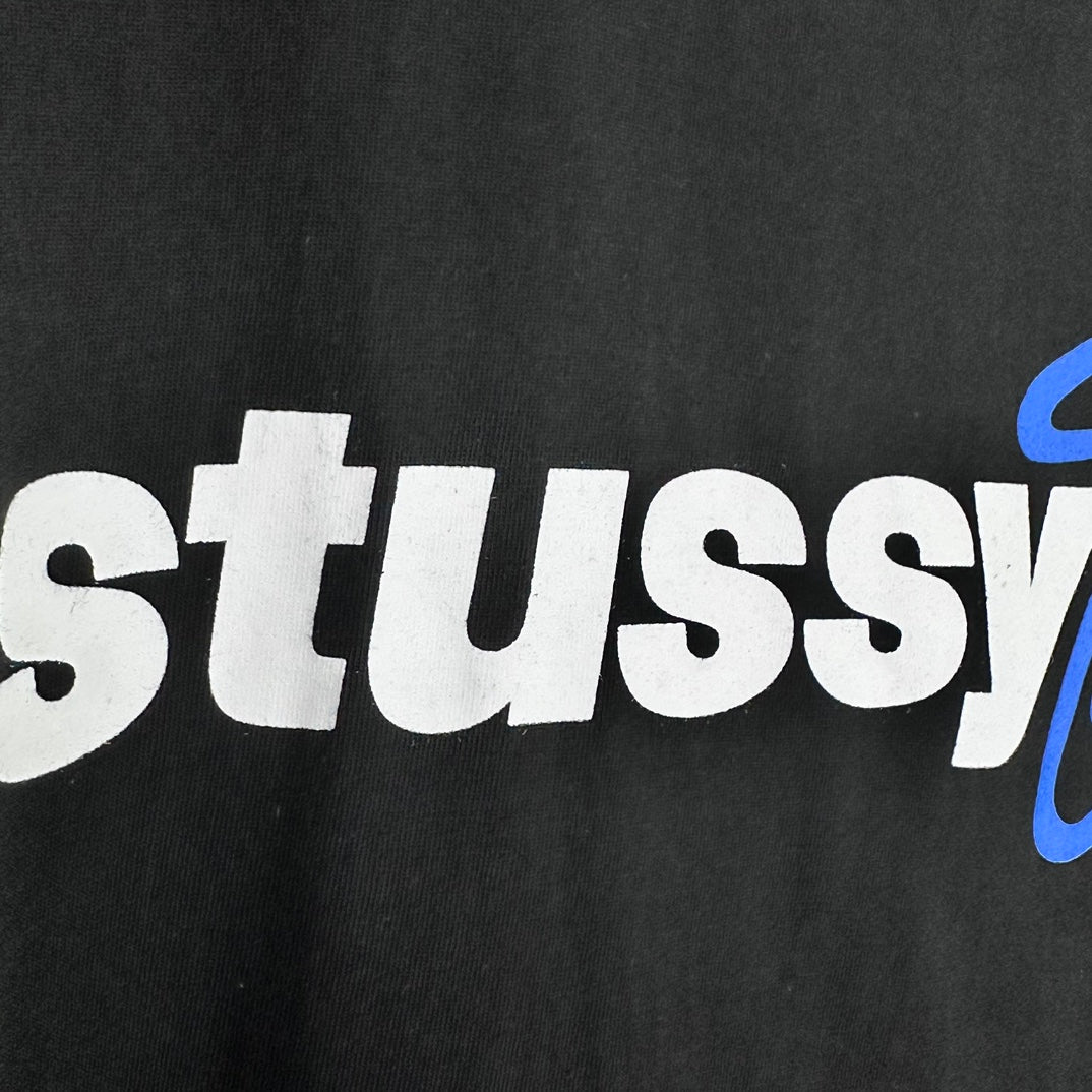 Stussy Sport Script Tee - BLACK  スポーツ スクリプト T シャツ-BLACK