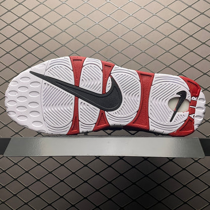 シュプリーム バスケットボールシューズ/Supreme × Nike Air More Uptempo "White/Red"