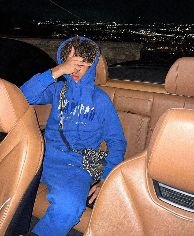 TRAPSTAR セットアップ　DECODED BLUE