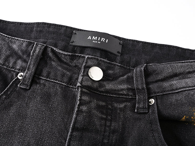 Amiri Men's Black Painter Skinny-Fit Jeans
