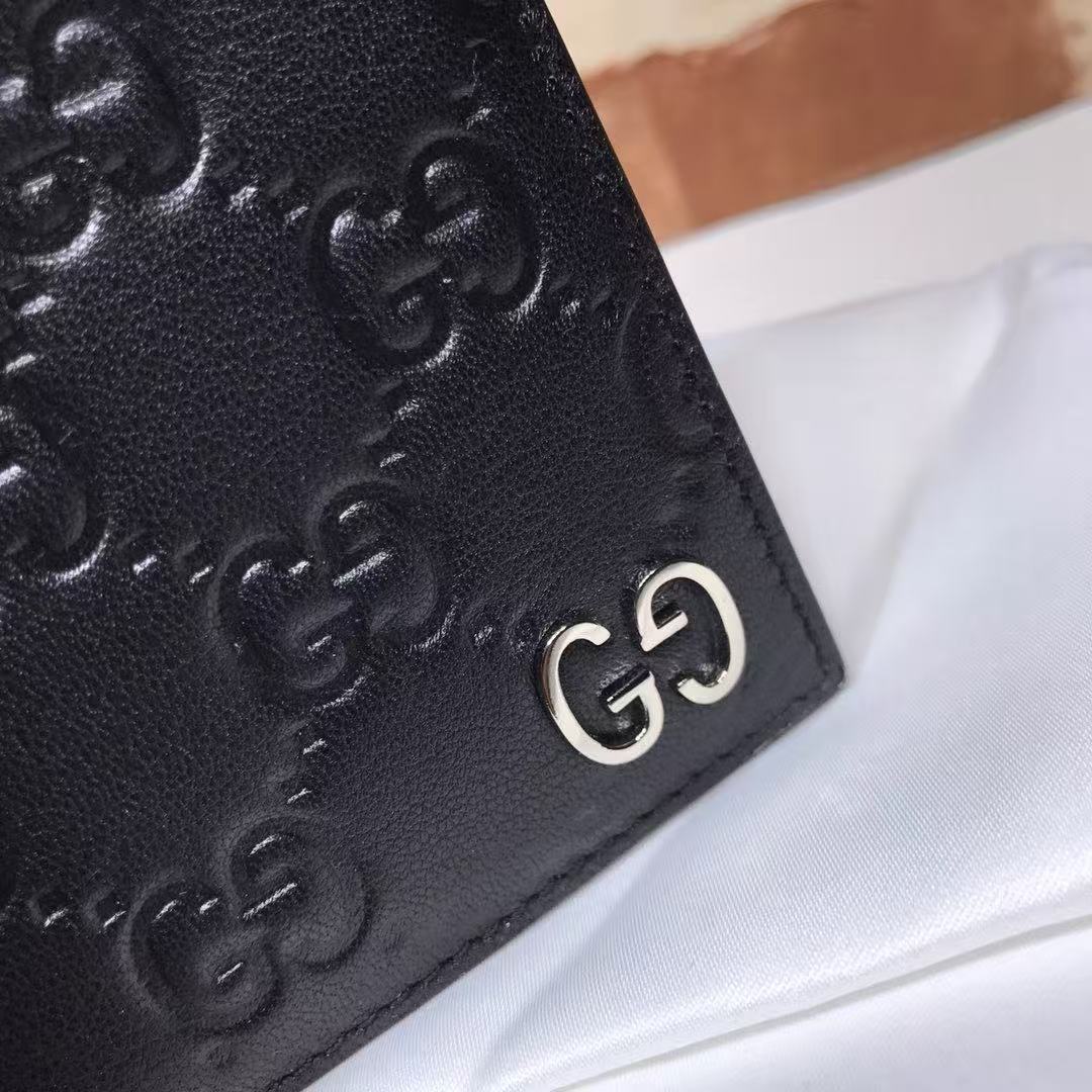 GUCCI Dorian Guccissima Bi-fold Wallet