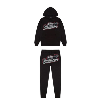 TRAPSTAR Shooters セットアップ  Black/Red