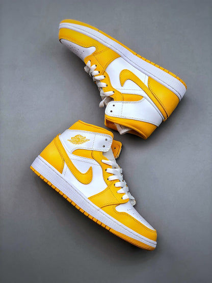 Nike WMNS Air Jordan 1 Mid "Lemon"