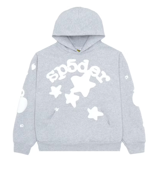 Sp5d3r BELUGA HEATHER GREY パーカー