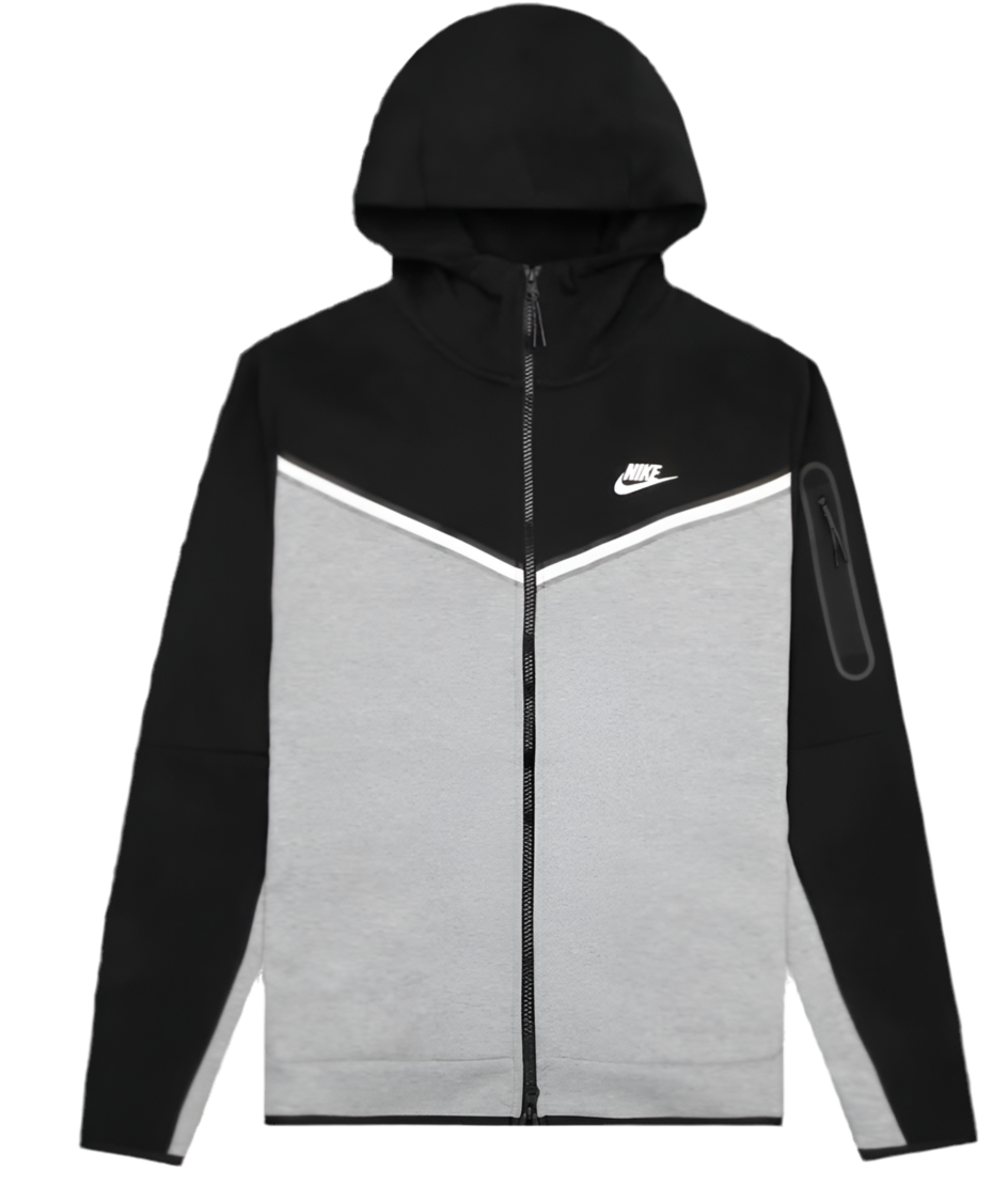 Tech fleece Black/Grey パーカー