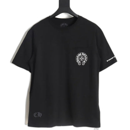 Chrome Hearts Horse Shoe Logo Pocket T-Shirt "Black"