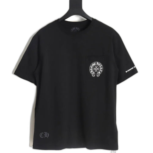 Chrome Hearts Horse Shoe Logo Pocket T-Shirt "Black"